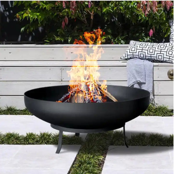 Wood Burning Metal Fire Pit