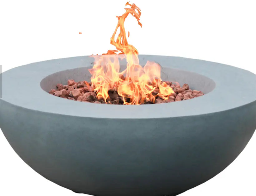 Concrete Gas Fire Bowl