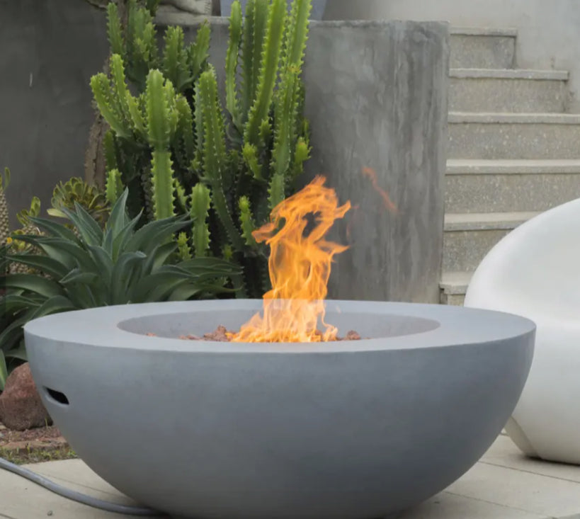 Concrete Gas Fire Bowl